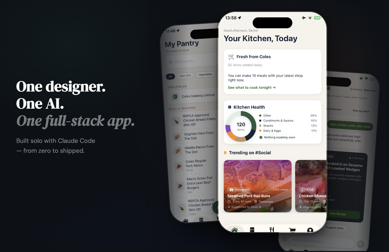 Sous Pantry — AI-powered pantry and meal planning app